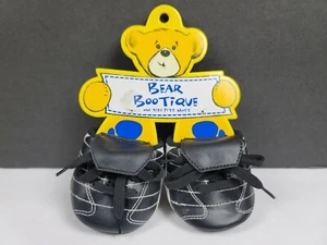 Build-A-Bear Workshop Black Soccer/Football/Baseball Cleats Shoes - NWT - Picture 1 of 4