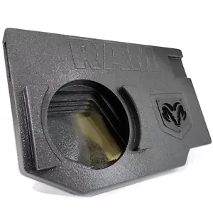 Mega Bass Dodge Ram Crew Cab 02-18 1x12" Inch Subwoofer Box Sub Enclosure Ported - Picture 1 of 9