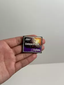 PNY 512MB CompactFlash I Card Compact Flash Memory Card w/ Case Tested - Picture 1 of 2