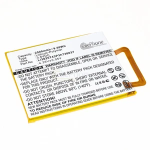 3,8V Akku Li-Polymer für ZTE Blade V7 / V7 Lite Li3825T43P3h736037 - 2500mAh - Bild 1 von 1