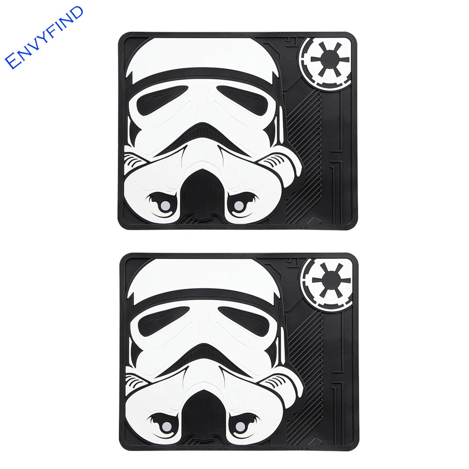 Par de alfombrillas utilitarias de goma universales de alta resistencia para todo tipo de clima Star Wars Storm Trooper Foto 1 de 1
