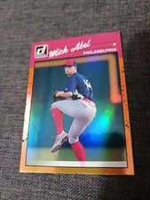 2023 Panini Donruss Retro 1990 Holo Orange Mick Abel #246 Phillies