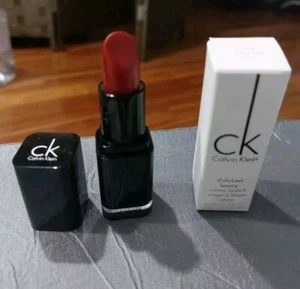Calvin Klein Delicious Luxury Creme Lipstick RUBY RED 143 (Discontinued) NIB - Picture 1 of 9