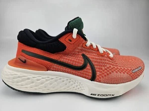 Nike Mens ZoomX Invincible Run Flyknit 2 Orange/Green/Sail DV2149-800 Sz 5.5 NEW - Picture 1 of 13