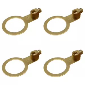 4x 13 mm Erdungsanhänger Banjo Ringe elektrische Verschraubungen - Bild 1 von 2