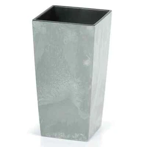 Tall Grey Concrete Effect Flower Plant Pot Indoor Outdoor Garden Planters XXL - Picture 1 of 4
