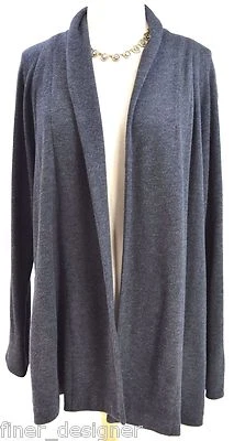 Doncaster knit duster blazer suit JACKET shrug open sweater coat cardigan 10 VTG - Image 1 of 4