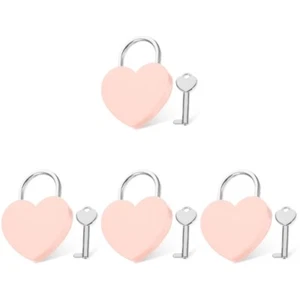 4 PCS Herzschloss Fräulein Liebhaber Schlösser Für Rucksäcke Gepäckschlösser - Bild 1 von 12