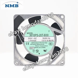 NMB 3610PS-20T-B30 AC 200V 13/10W 90*90*25mm 1~ Axial cooling fan Ball bearing - Picture 1 of 6