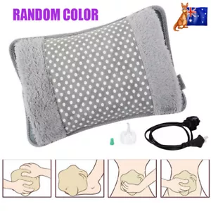 Electric Hot Water Bag Hot Compress Bag Bed Hand Warmer Rechargeable Electric - Picture 1 of 12