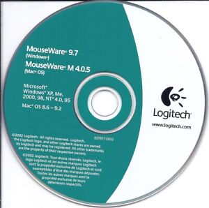 Logitech Mouseware Windows 9.7 & Mac M 4 CD