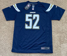 Nike Los Angeles Chargers Khalil Mack #52 Jersey Navy Blue Youth Sz XL