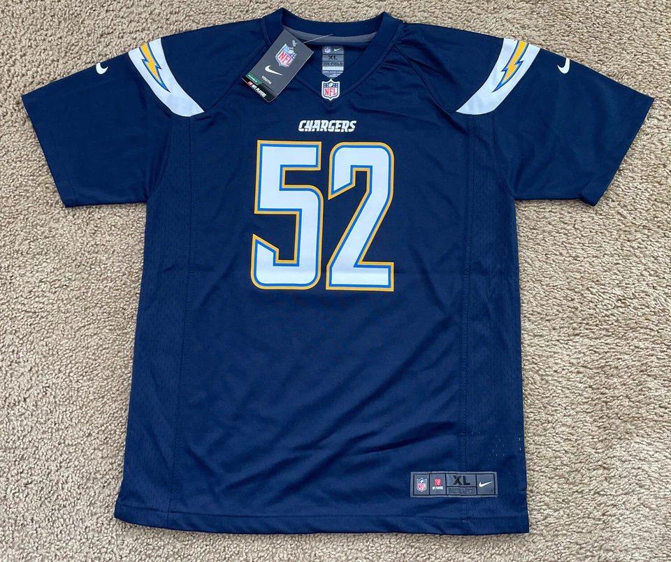 Los Angeles Chargers Authentic Nike Youth Khalil Mack Jersey (XL) Retail