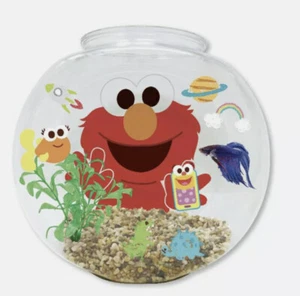 Sesame Street Elmo‘s World 1.2 Gallon Fish Bowl Kit For Kids NEW - Picture 1 of 4