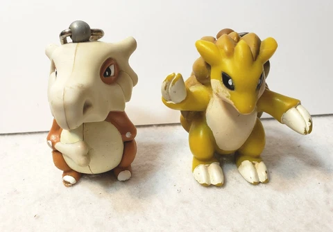 POKEMON CUBONE & SANDSLASH BURGER KING KEYCHAIN LOT 1999 Cover
