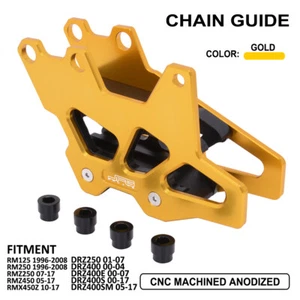 Dirt Bike Rear Chain Guide Guard CNC For WR250F WR400F WR426F WR450F YZ125 Gold - Picture 1 of 12