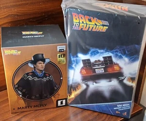 Estatua de Regreso al Futuro Parte III Marty McFly Escala 1:10 + DOC MARRÓN - ¡NUEVA! - Imagen 1 de 12