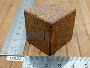 CUBE 30 mm JASPE naturel - mineraux esoterisme soin reiki presse papier - Picture 1 of 4