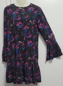 Stella McCartney Youth Girls' Dress Mushrooms Bell Sleeves Size 14 years GREAT - Picture 1 of 16