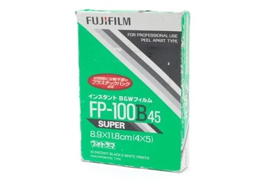 *NEW 1 Pcs* FUJIFILM FP-100B45 SUPER Instant B & W Film 2010 - Image 1 of 4