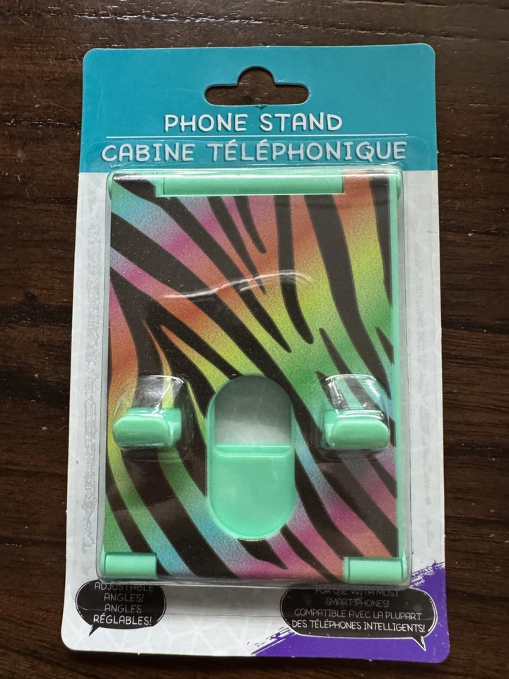 Soporte de teléfono ajustable compatible con teléfono inteligente (Green Tiger) ¡Nuevo y sellado! Foto 1 de 1