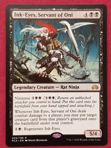 Magic The Gathering PLANECHASE ANTHOLOGY PCA INK-EYES SERVANT OF ONI card MTG - Picture 1 of 2