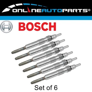 Set of 6 Bosch Glow Plugs for BMW 530d E60 3.0L Diesel Engine 2008~2010 - Picture 1 of 2