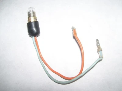 1971 Honda CT90 Speedometer Turn Signal Light Bulb Socket and Wire - Image 1 of 2