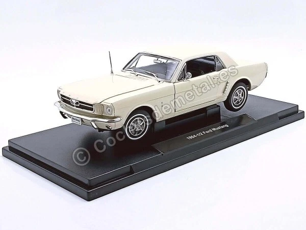 1964 Ford Mustang 1-2 Coupé Blanco 1:18 Welly 12519 - Imagen 1 de 4