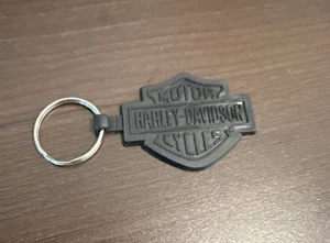 Independence Harley-Davidson Buell Motorcycles Black Keychain College Station TX - Picture 1 of 2