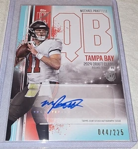 2024 Topps - Michael Pratt #RCA-MP Tampa Bay Buccan - RC AUTO #/225 - Picture 1 of 8