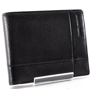 Takeo Kikuchi Bifold Wallet Leather Black - Picture 1 of 12
