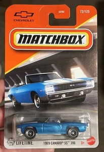 🔥New Matchbox ~ 1969 Camaro SS 396 Rag Top Blue Variant Matchbox America 2025 - Picture 1 of 4