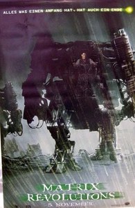 Matrix Revolutions - Banner / Kinobanner Größe 180cm x 110cm (4) - Picture 1 of 1