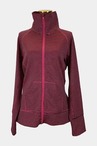 FILA Pink Black Striped Jacket - Picture 1 of 3