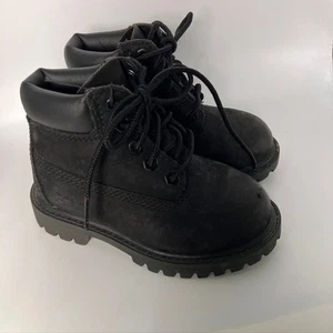 Timberland 6" Toddler Premium Waterproof Boots Black Size 7 Toddler - Picture 1 of 7