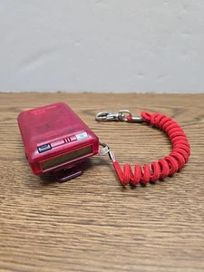 RED Pager Basic Bravo Classic Beeper VINTAGE WORKING - Zdjęcie 1 z 12