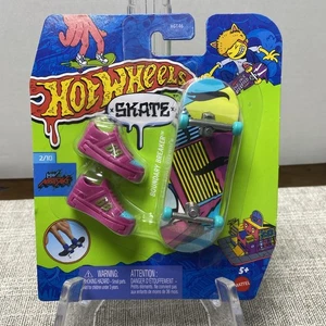 Mattel Hot Wheels Skate HW Abstrakt Boundary Breaker Fingerboard & Shoes Set New - Picture 1 of 3