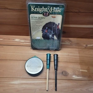 Knight & Hale Game Calls Ultimate Silver Queen Turkey Full Frequency Call VTG - Picture 1 of 10