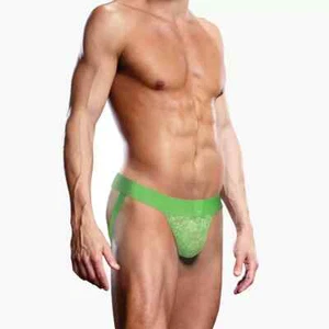 Prowler neongrün Spitze Jock Strap Herren sexy Unterwäsche Jockstrap - Bild 1 von 9