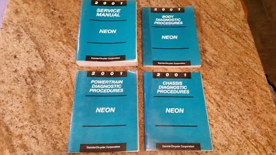 Dodge Neon 2001 OEM concesionario conjunto manual de servicio y diagnóstico Foto 1 de 3