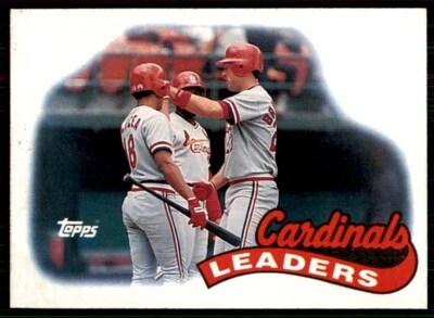 1989 Topps Tom Brunansky/Terry Pendleton/Luis Alicea St. Louis Cardinals #261 - Image 1 of 2