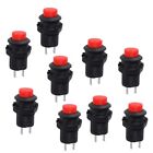 2 Pin Momentary Switch - Pack of 10 - Reliable for TV Monitors - AC 125V/3A