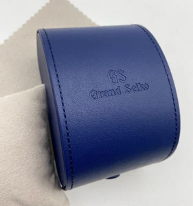 Reloj Grand Seiko Genuino Caja Vacía Bolsa de Viaje Azul Casi Como Nuevo #1520 - Imagen 1 de 11