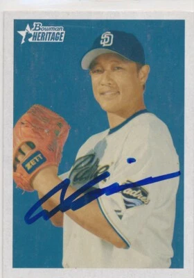 Akinori Otsuka San Diego Padres Autographed 2006 Topps Heritage Card #153 - Image 1 of 2
