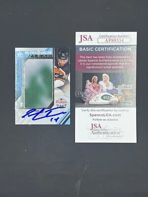 Sean Couturier Signed 2021-22 SP Game Used Banner Year IP Auto JSA Flyers Foto 1 de 2