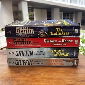 W.E.B. Griffin Books Lot 4 Paperback Badge of Honor Bound Clandestine Operations - Picture 1 of 9