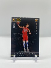 2022-23 Dyson Daniels Panini Noir Spotlight Signatures Gold On Card Auto 25/99