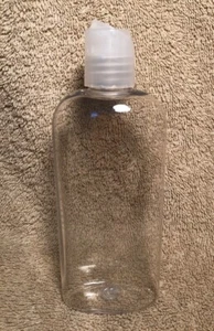 4 Unzen klare PET Cosmo ovale BPA-freie Flaschen natürliche Scheibe Deckel - 12 Flaschen - Bild 1 von 3