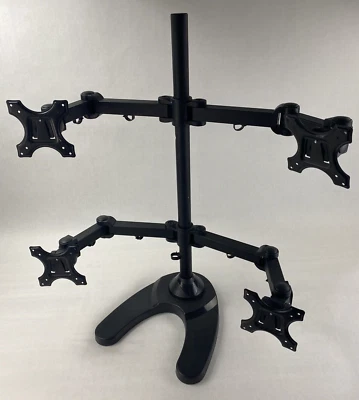 Unbranded Quad Monitor Mount Up to 4 27" Monitors - Image 1 of 4